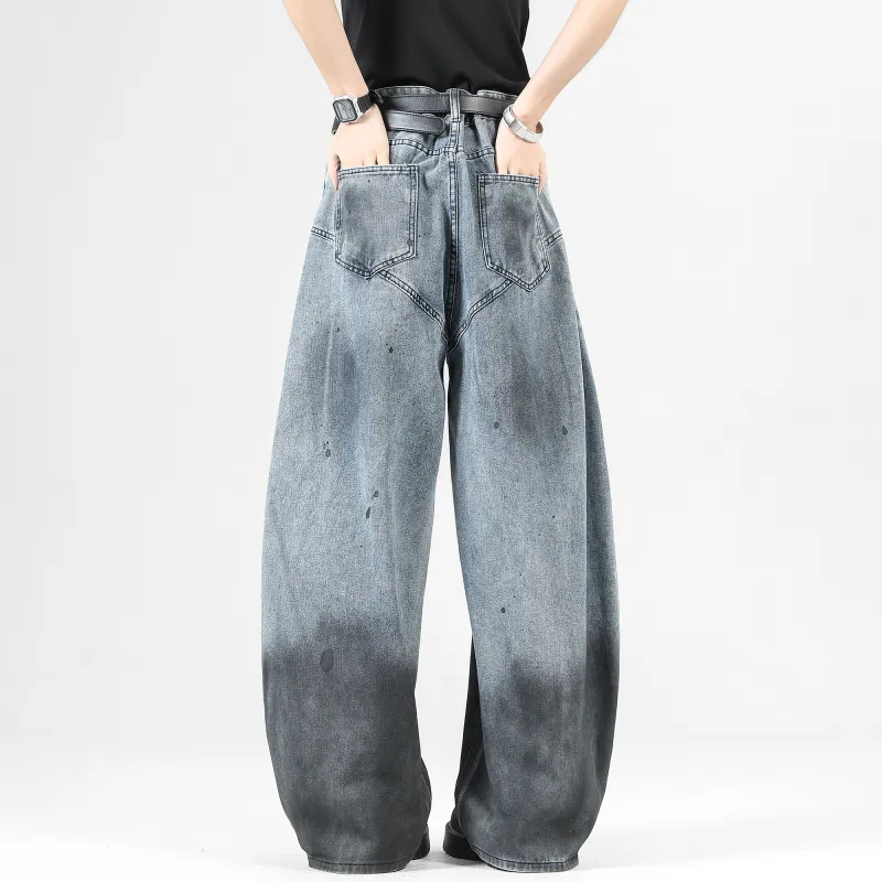 Double Dealer Jeans Unisex Blue-3