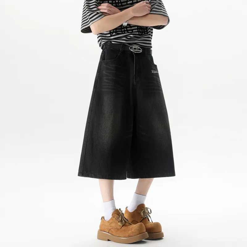 Double Dealer Denim Shorts Unisex-8