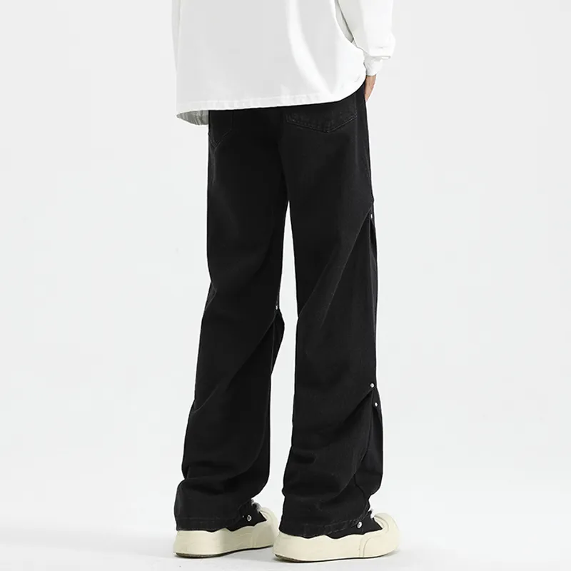 PAINT STAIN Jeans Unisex Dark Purple-295