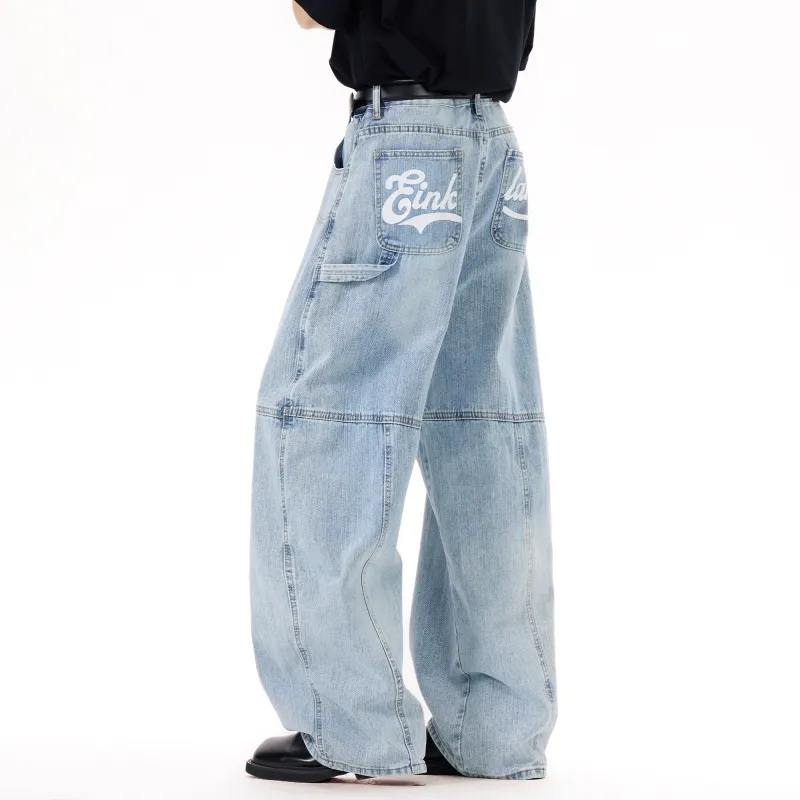 Double Dealer Jeans Unisex Light Blue-4