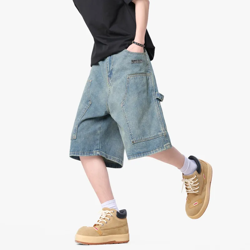 Double Dealer Denim Shorts Unisex-1