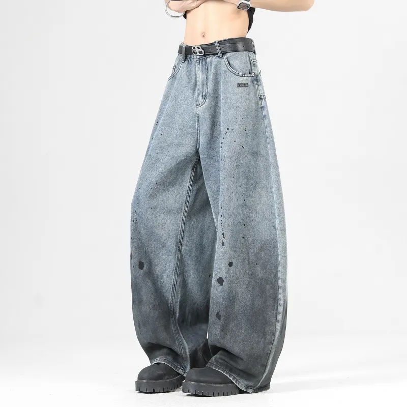 Double Dealer Jeans Unisex Blue-4