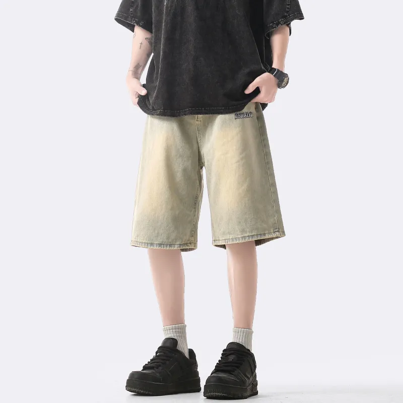 Double Dealer Denim Shorts Unisex-1