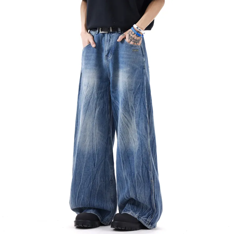 Double Dealer Jeans Unisex Blue-3