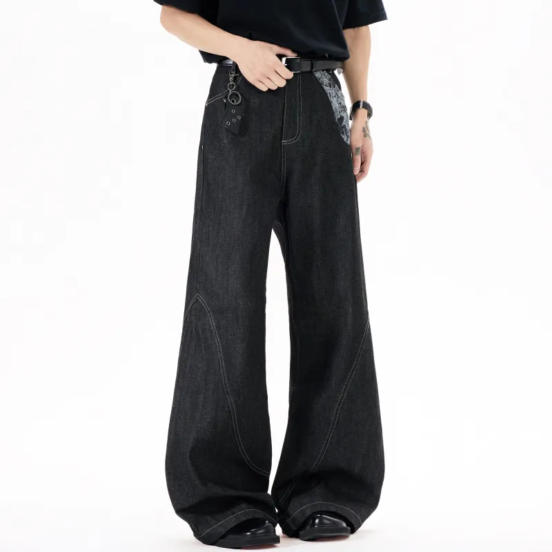 Double Dealer Jeans Unisex Black-3