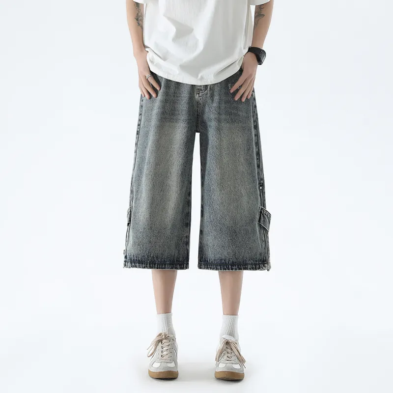 Double Dealer Denim Shorts Unisex-12