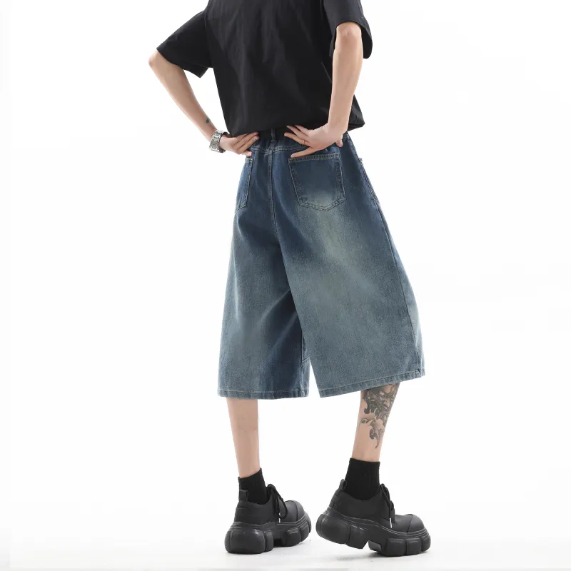Double Dealer Denim Shorts Unisex-7