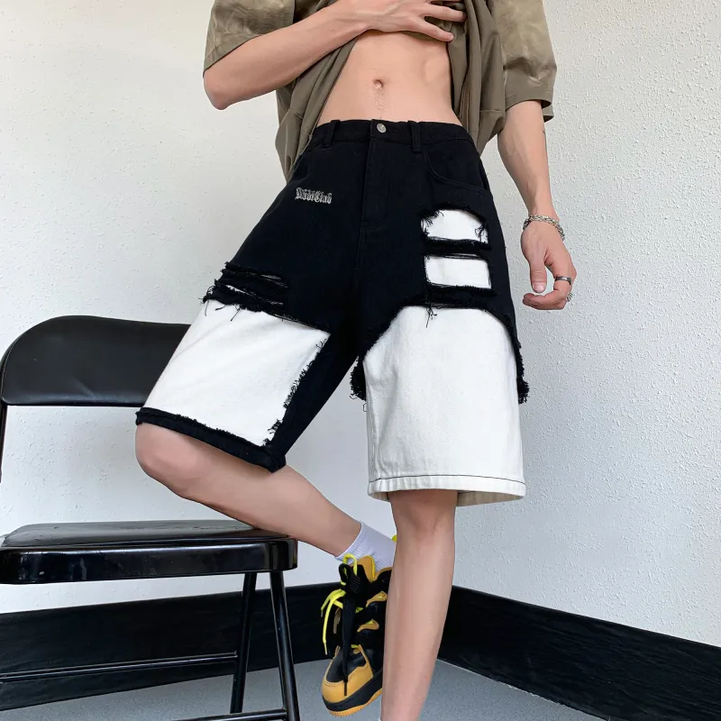 Double Dealer Denim Shorts Unisex-4