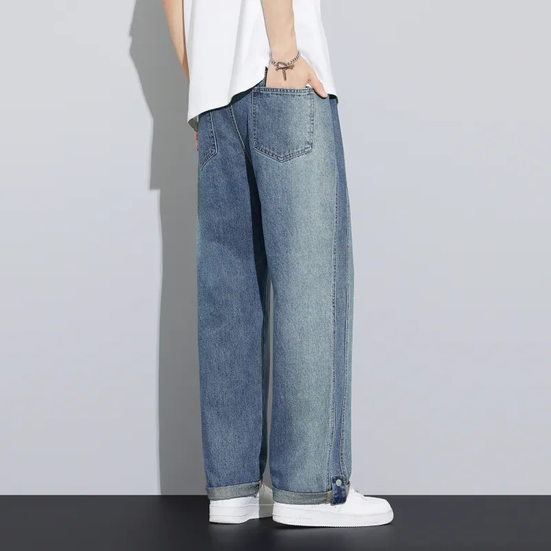 Double Dealer Jeans Unisex Light Vintage Blue-3