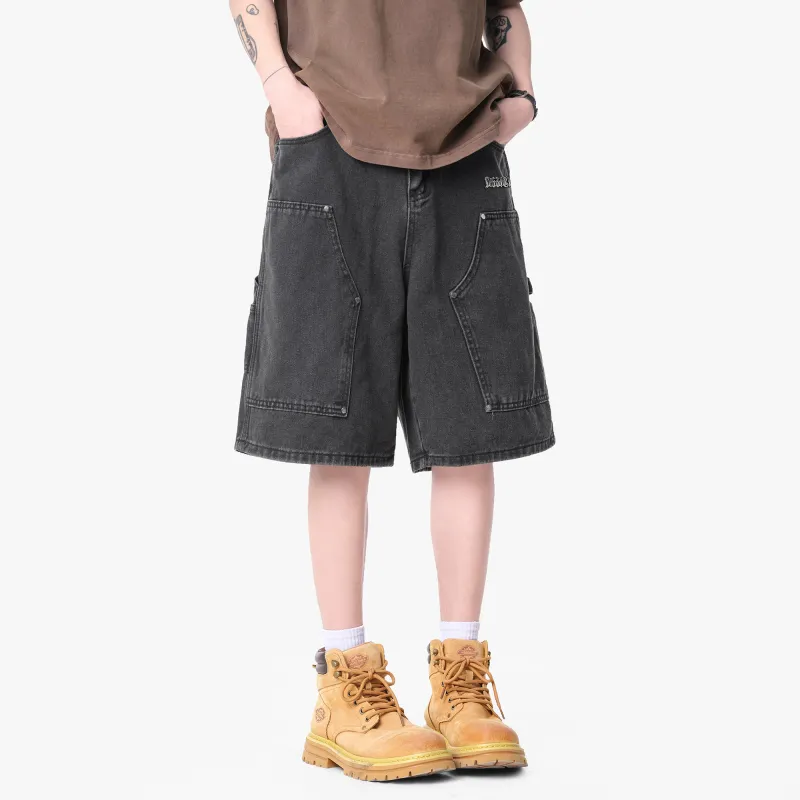 Double Dealer Denim Shorts Unisex-9