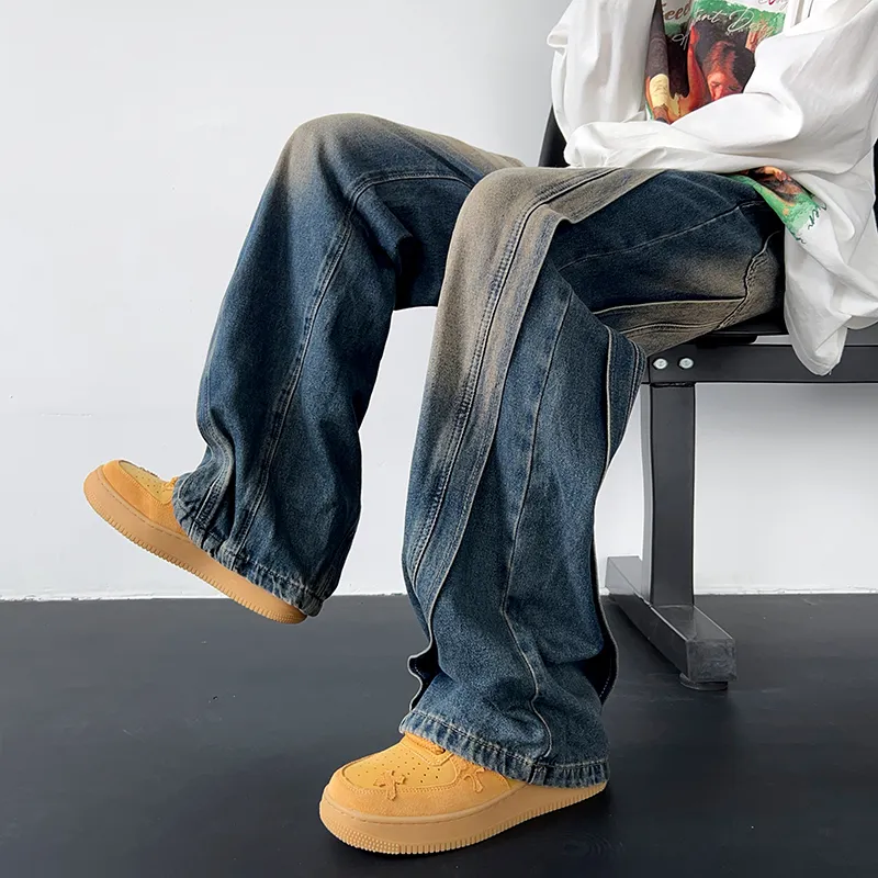 PAINT STAIN Jeans Unisex-22
