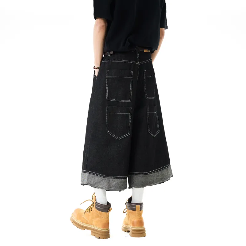 Double Dealer Denim Shorts Unisex-5