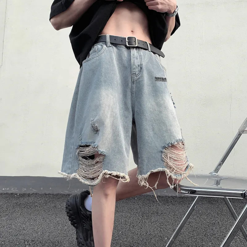 Double Dealer Denim Shorts Unisex-5