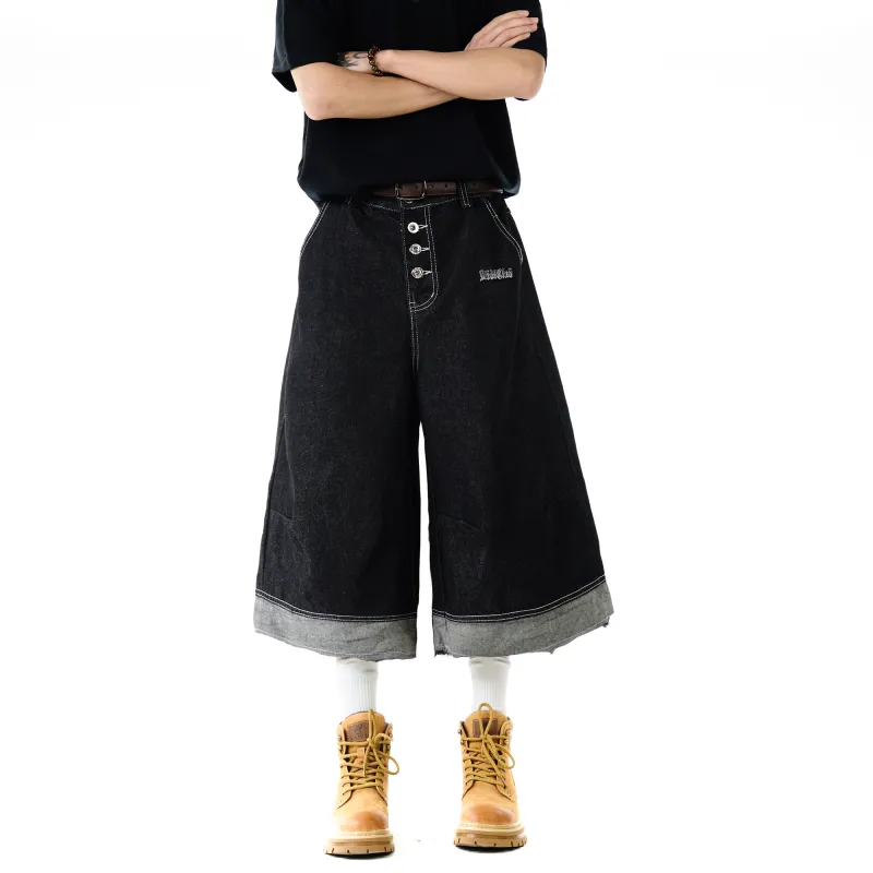 Double Dealer Denim Shorts Unisex-4