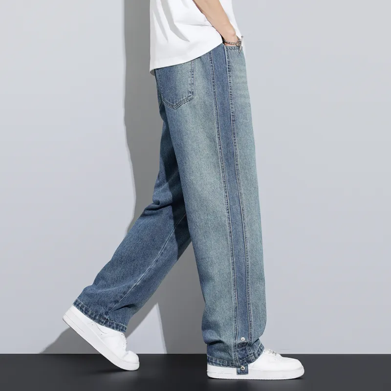Double Dealer Jeans Unisex Light Vintage Blue-6