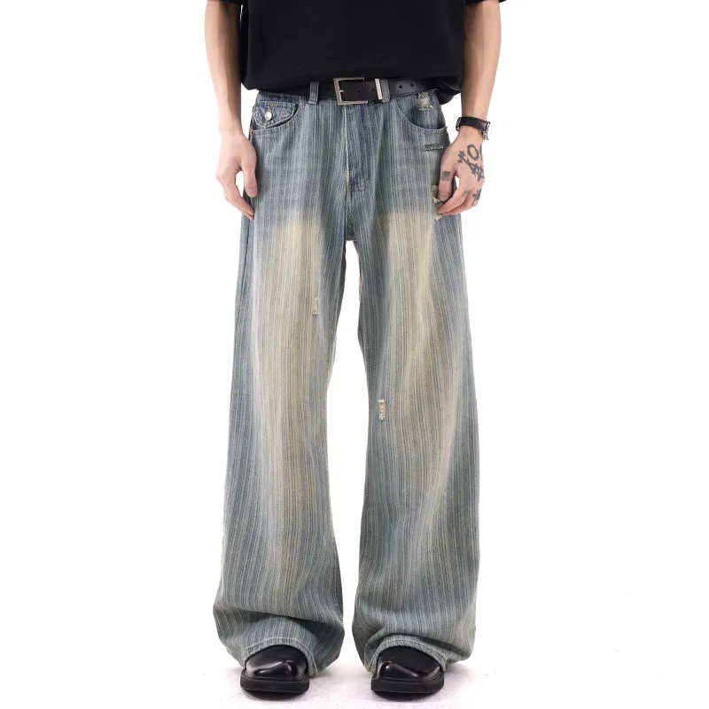 Double Dealer Jeans Unisex Vintage Blue-5