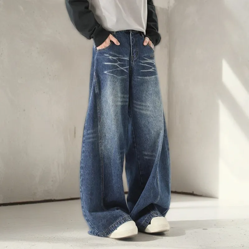 Double Dealer Jeans Unisex Blue-2