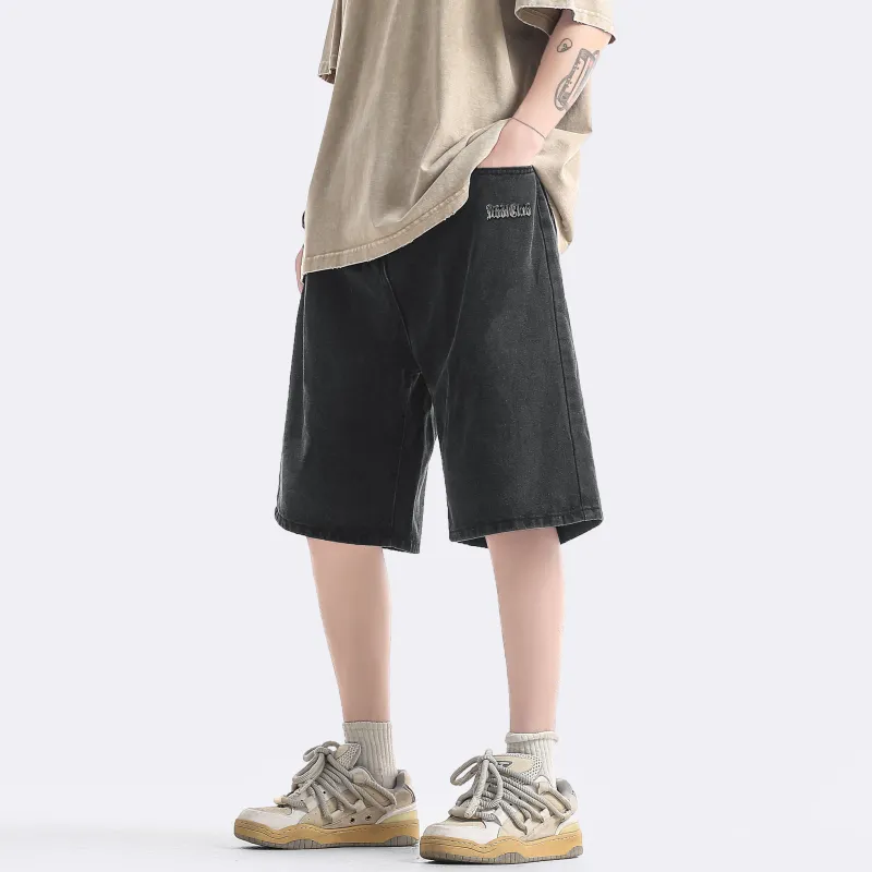 Double Dealer Denim Shorts Unisex-9