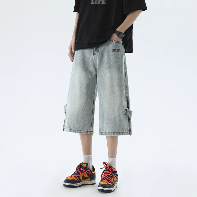 Double Dealer Denim Shorts Unisex-7