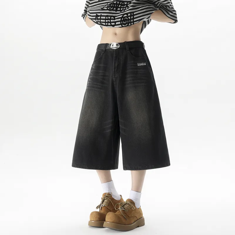 Double Dealer Denim Shorts Unisex-6