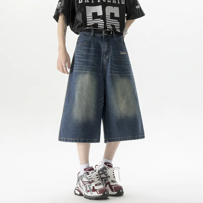 Double Dealer Denim Shorts Unisex-13