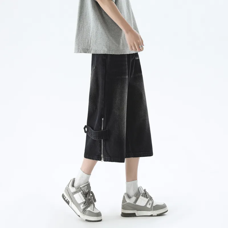 Double Dealer Denim Shorts Unisex-4