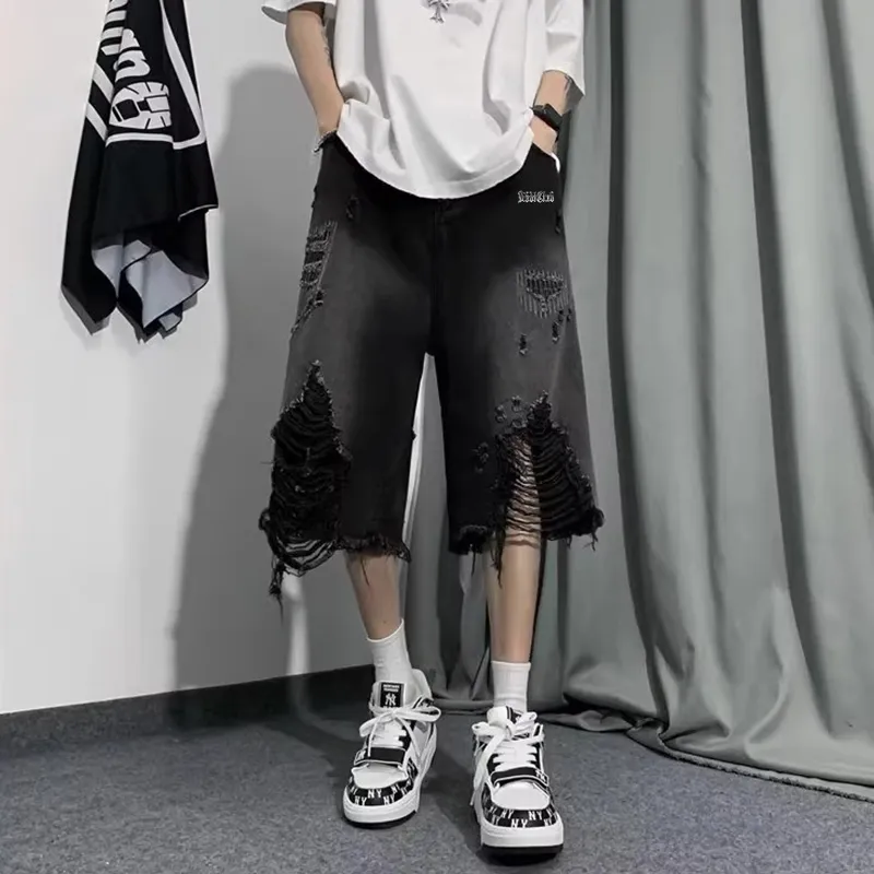 Double Dealer Denim Shorts Unisex-3
