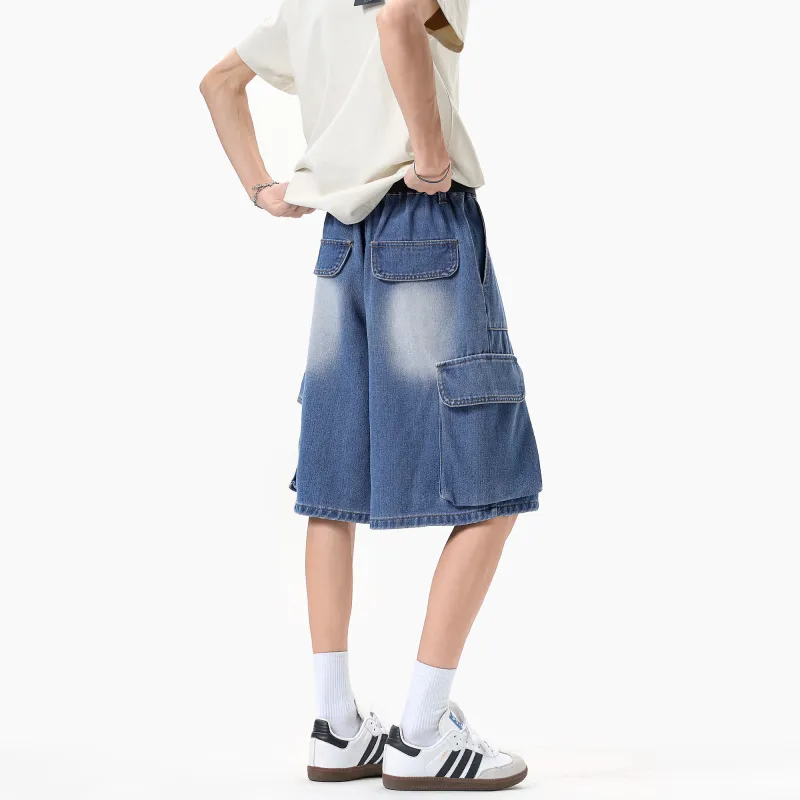 Double Dealer Denim Shorts Unisex-1