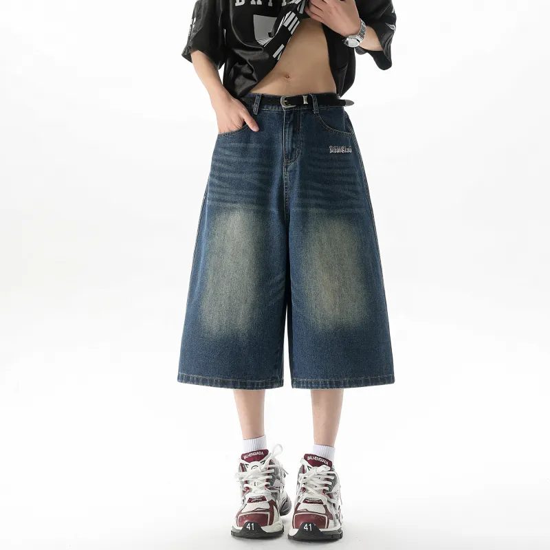 Double Dealer Denim Shorts Unisex-12