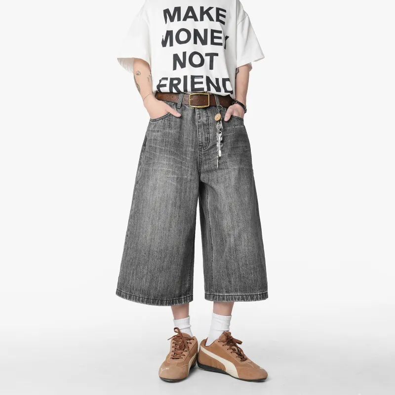 Double Dealer Denim Shorts Unisex-9