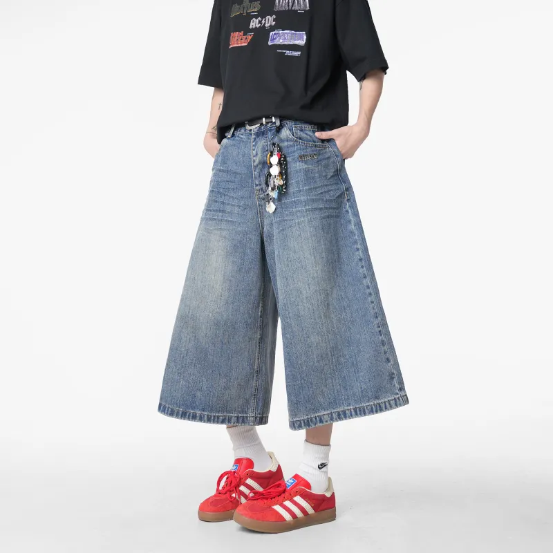 Double Dealer Denim Shorts Unisex-3