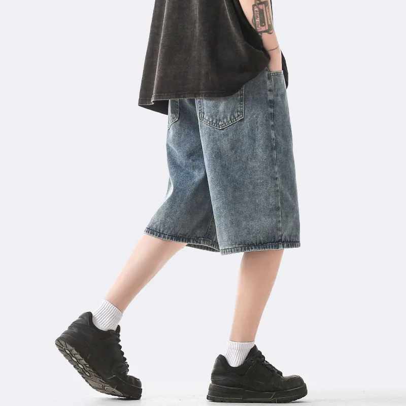 Double Dealer Denim Shorts Unisex-19