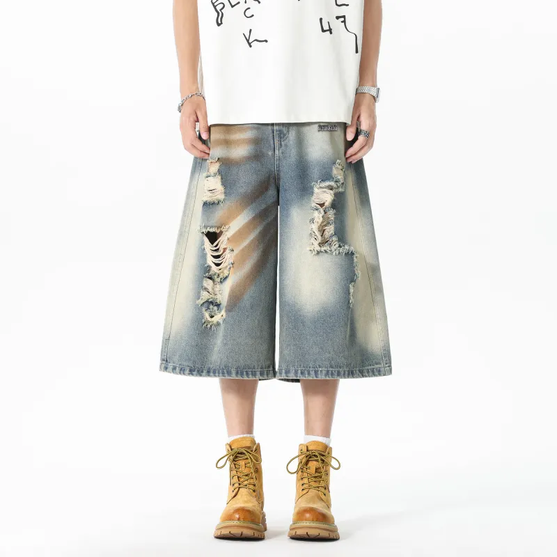 Double Dealer Denim Shorts Unisex-1