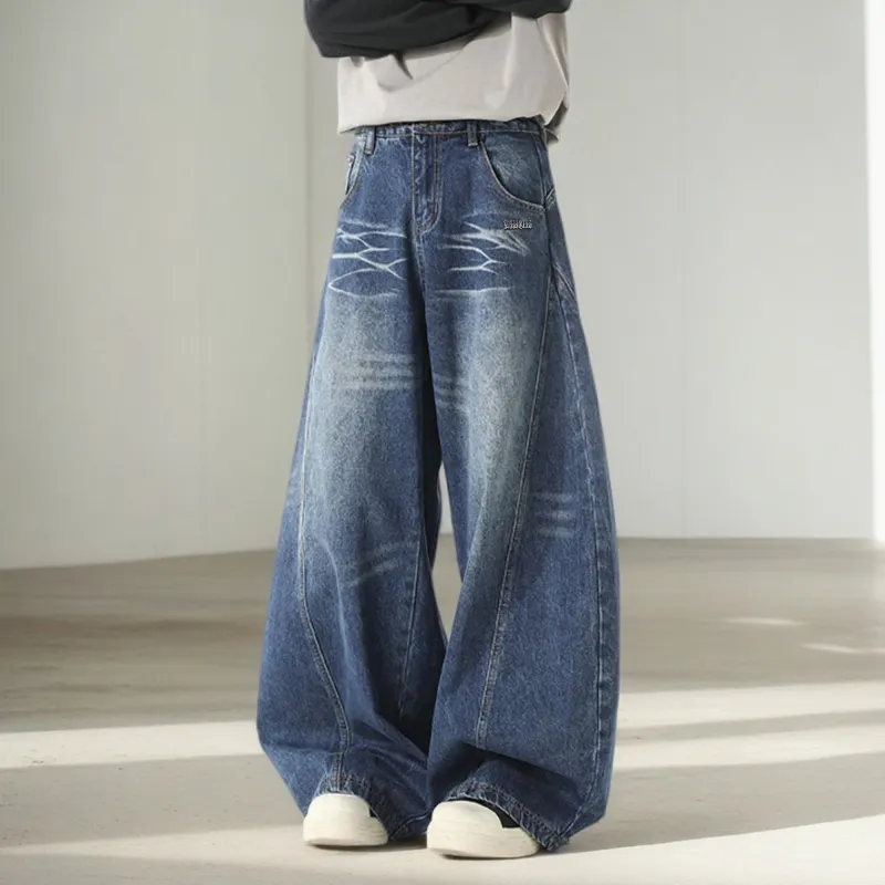 Double Dealer Jeans Unisex Blue-1