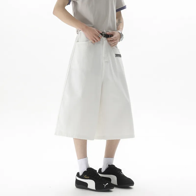 Double Dealer Denim Shorts Unisex-3