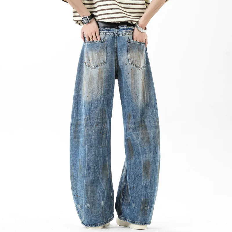 Double Dealer Jeans Unisex Blue-2