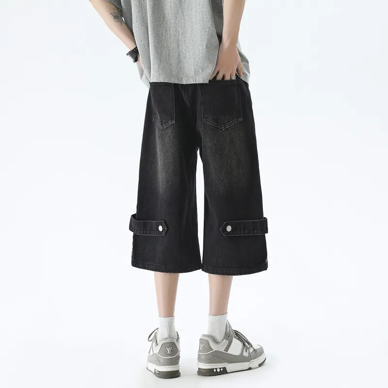 Double Dealer Denim Shorts Unisex-5