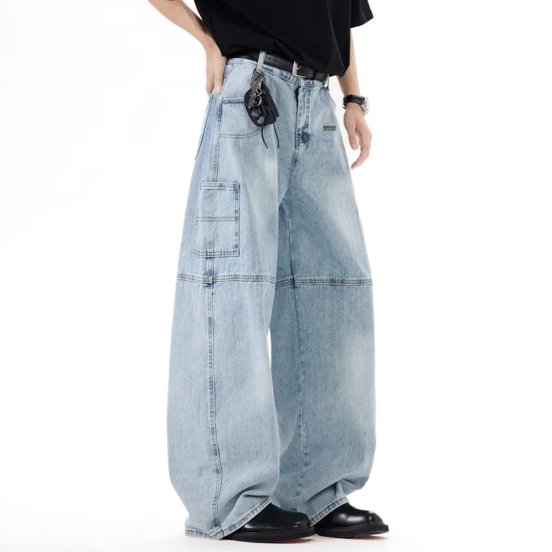 Double Dealer Jeans Unisex Light Blue-3