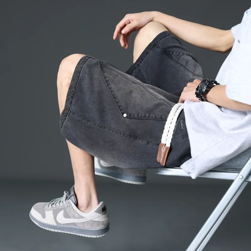 Double Dealer Denim Shorts Unisex-8