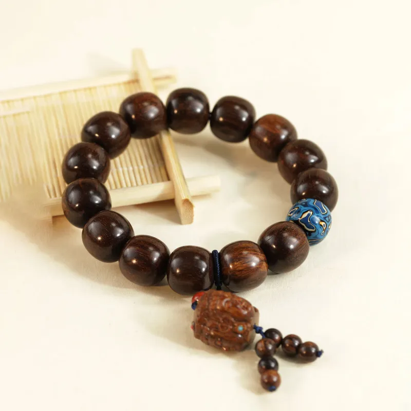 Three Treasures Tribute Wood Bracelets Unisex-1