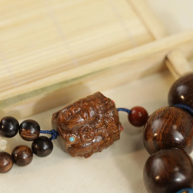 Three Treasures Tribute Wood Bracelets Unisex-4