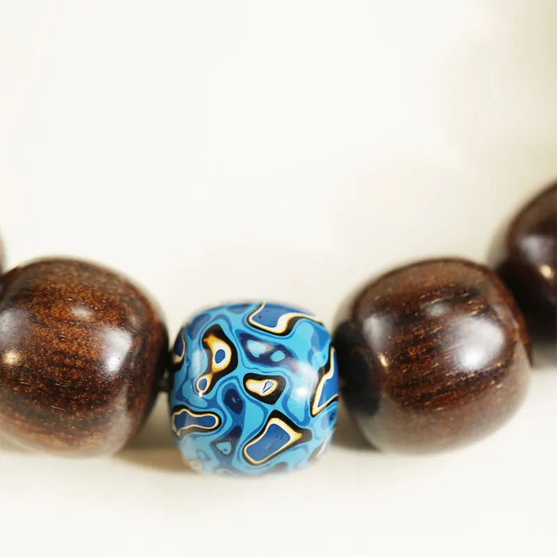 Three Treasures Tribute Wood Bracelets Unisex-3