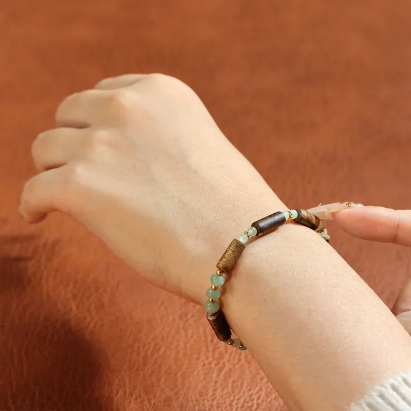 Three Treasures Agarwood Kyara Bracelets Women's-1