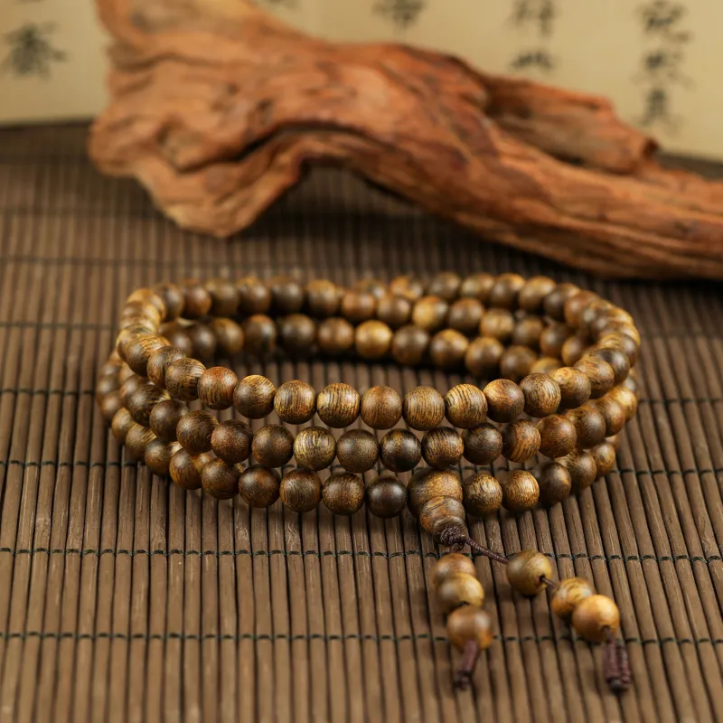 Three Treasures Kyara Wooden Bracelets Unisex-3