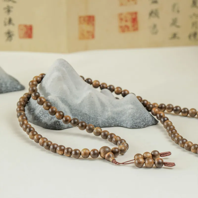 Three Treasures Agarwood Bracelets Unisex-3
