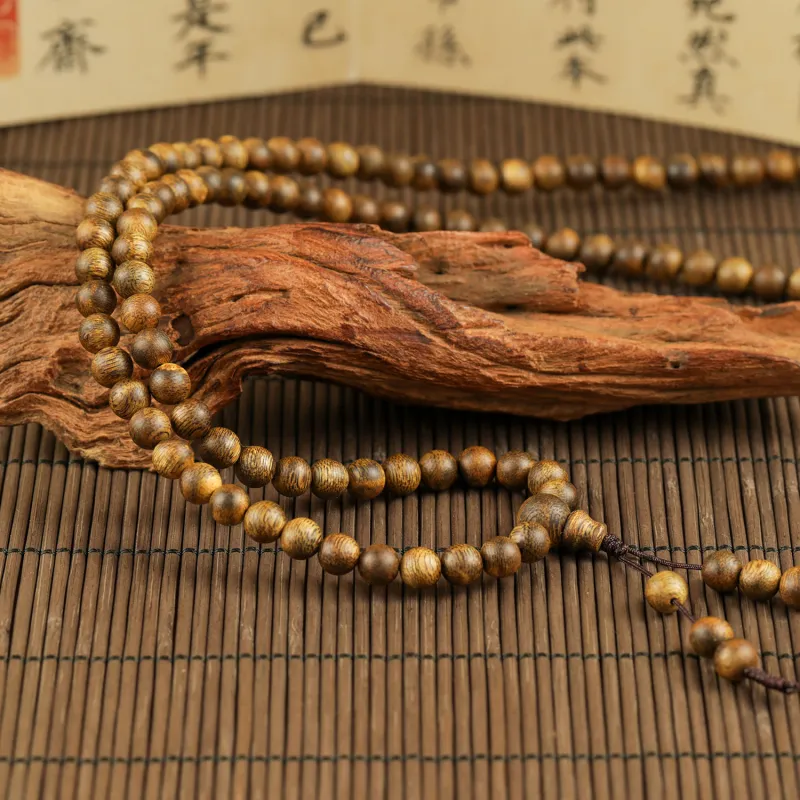 Three Treasures Kyara Wooden Bracelets Unisex-4