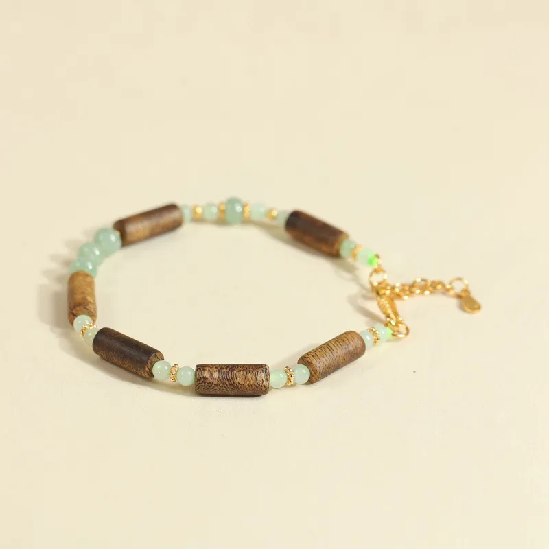 Three Treasures Agarwood Kyara Bracelets Women's-3