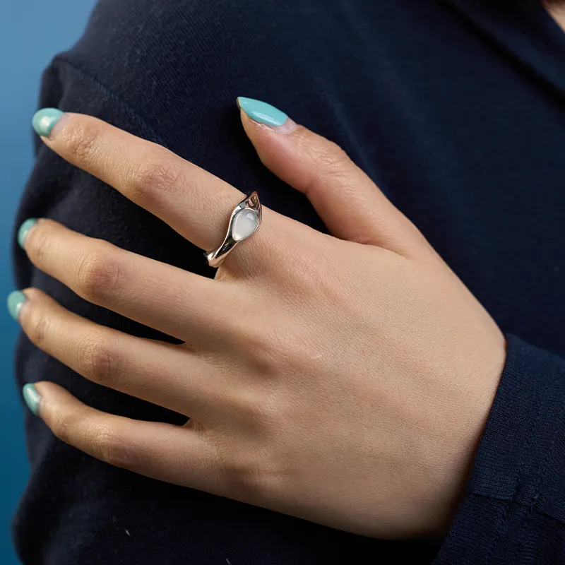 YPYN S925 Silver Rings Women's Silver-1