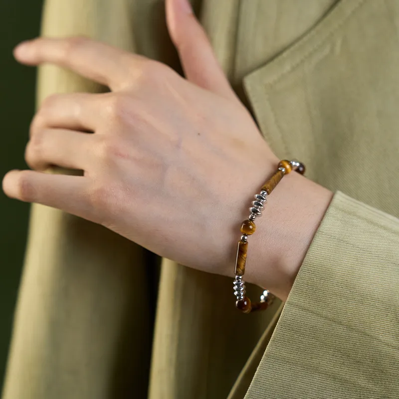 YPYN S925 Silver Bracelets Women's White Gold-1