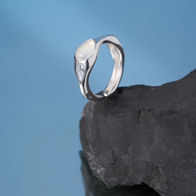 YPYN S925 Silver Rings Women's Silver-4